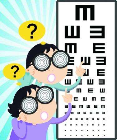 正确检测视力